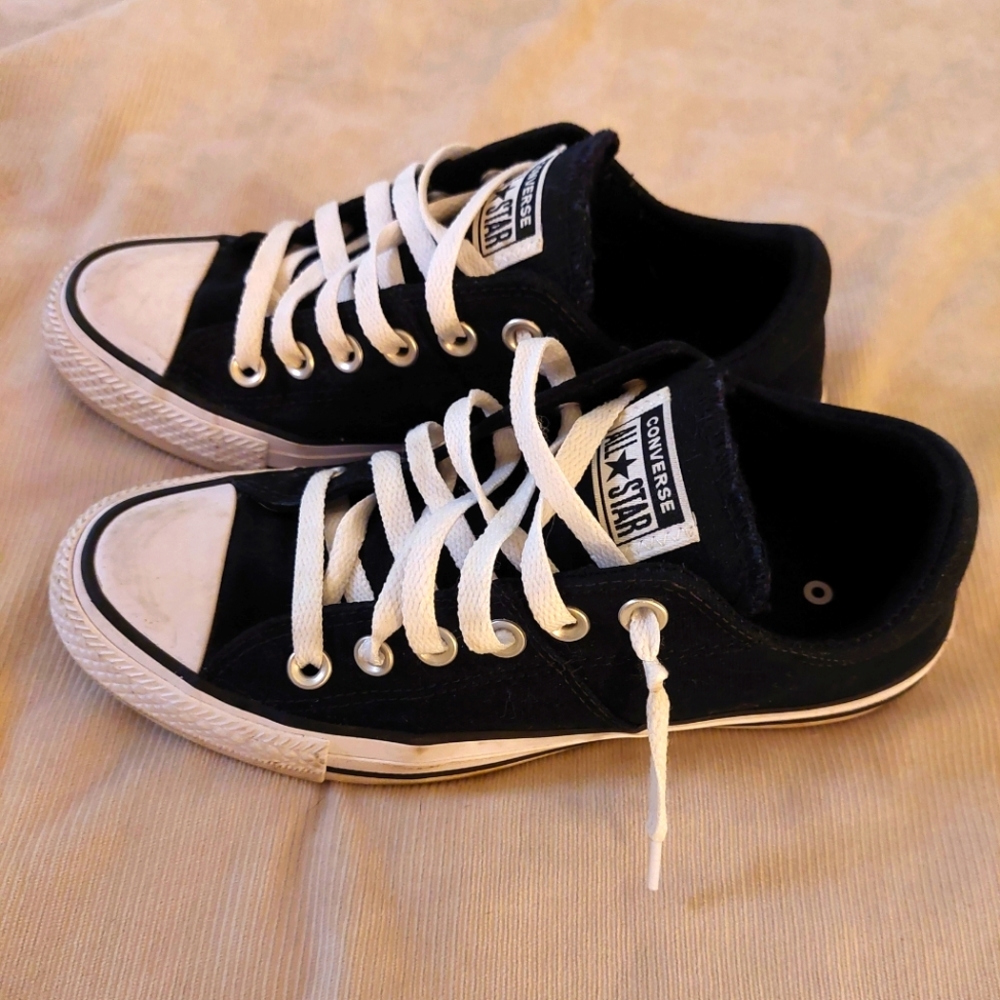 Black Converse Shoes (Madison OX Sneakers)